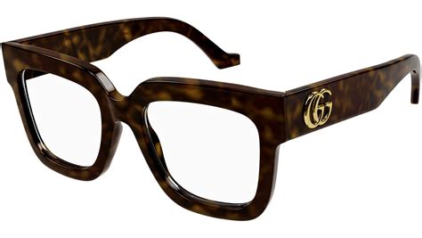 occhiali gucci rettangolari tartaruga|GG1549O 002 Dark Havana – Angiolucci Occhiali.